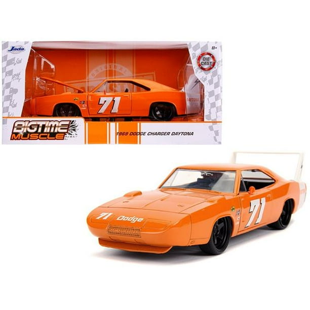 Bigtime Muscle 1:24 1968 Dodge Charger Die-cast Car Toys for Kids and Adults